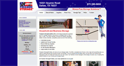 Desktop Screenshot of dallas.freedomstorage.com